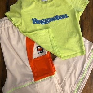 Bershka Reggaeton cropped tee